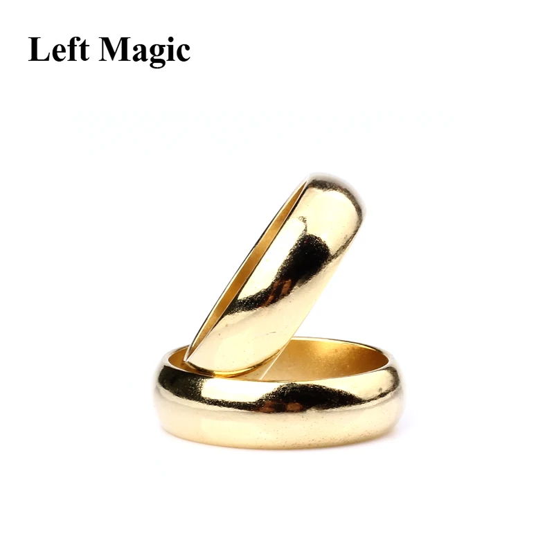 Magic Ring 1 Pcs Gold Plate Circular Arc Magnetic Ring 18mm/19mm/20mm/21mm Close Up Magic Props