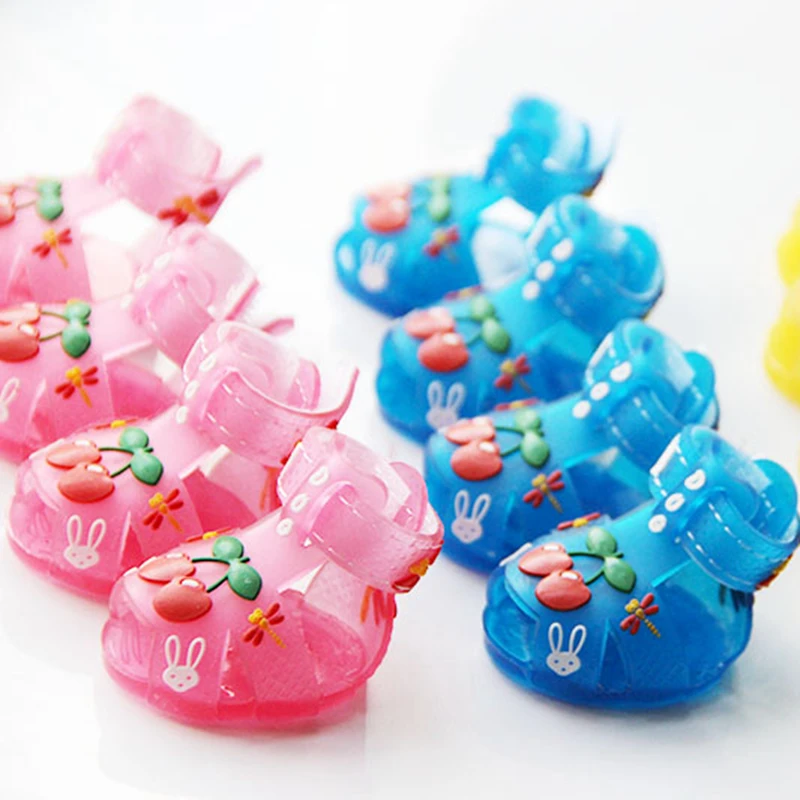

[MPK Store] Pet Sandals in 3 Different Colors, Dog Sandals, Colorful Cherry Summer Sandals, Shoes for Dogs, Slip-Resistant