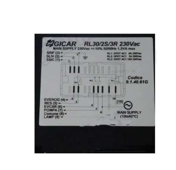  Nuova Simonelli 'Oscar' Gicar RL30/2S/3R 115V 9.1.40.61G Auto-fill Circuit