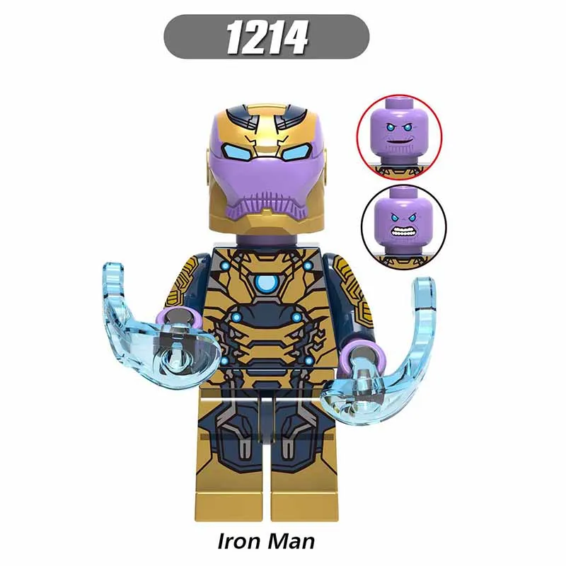 

Single Sale New Legoinglys Avenger 4 Endgame Iron Man Mk 46 Mk 85 War Machine Assembling Building Blocks Kit Toys Children Gifts