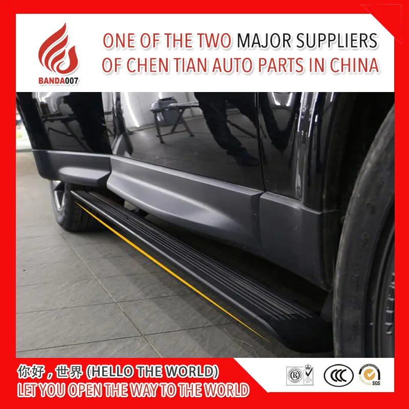 

High quality aluminium alloy Automatic scaling Electric pedal side step running board for Forester