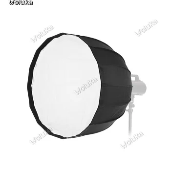 

90cm 16 Rods Portable Deep Parabolic Umbrella Softbox Mount Studio Flash Light for COB 120D COB 120t for Godox CD50 T03 ZZ1
