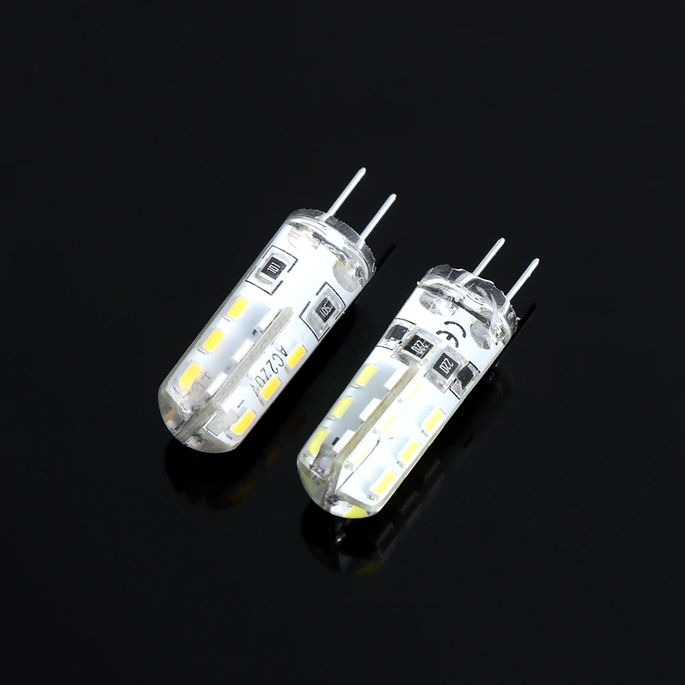 

Newest G4 1W 12V 24 Led Bulb 220V SMD 3014 Lamp 360 Degree Crystal Bulb Replace Halogen Light Dimmable