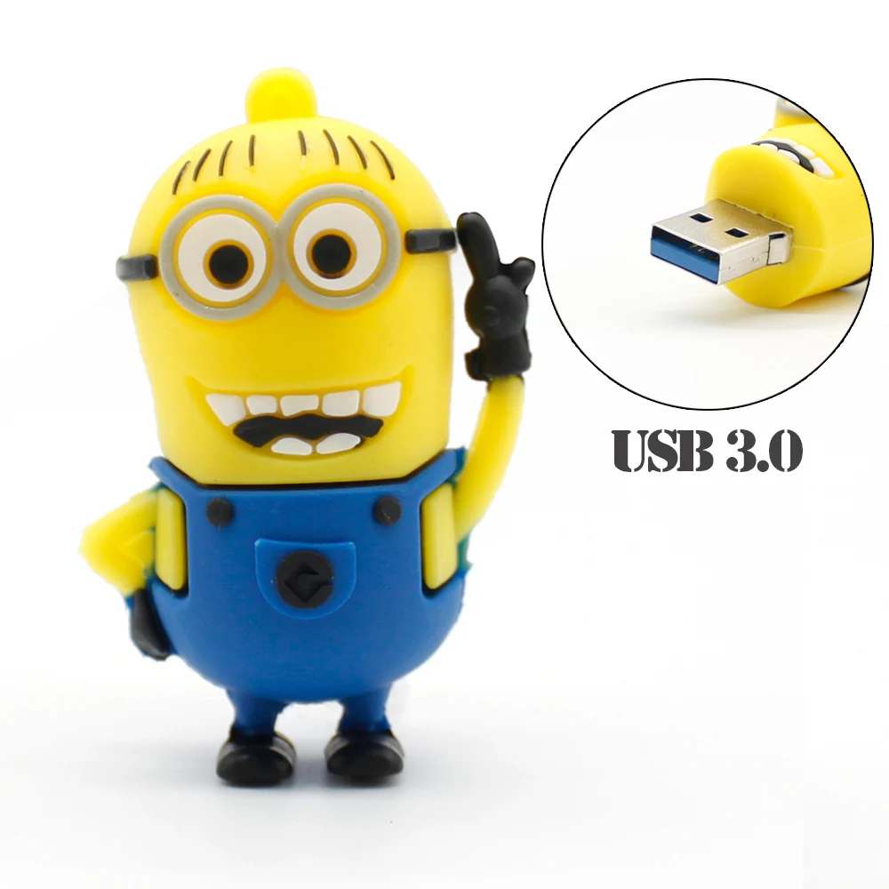 Minion USB 3.0 USB flash drive jersey minions usb stick 16g/32g/64g pen