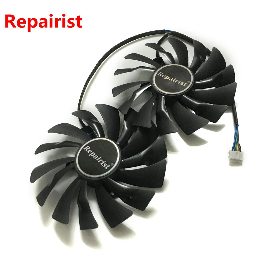 2 шт./лот VGA GPU GTX1080 GTX1070 GTX1060 Броня видеокарта вентилятор охлаждения для MSI GTX