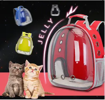 

1Pcs Transparent Travel Pet Dog Carrier Cat Carrying Outdoor Bags For Small Dogs Shoulder Backpack Pets Dog Kennel Supplies