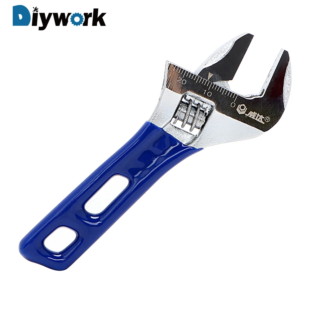 

DIYWORK Mini Adjustable Wrench Maximum 250mm Diameter Portable Multifunction Hand Tools Universal Spanner