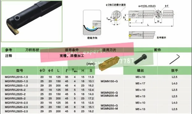 MGIVR2016-3 MGIVR2016-2 MGIVL2016-2.5 1,5 м 2 мм/3 мм/MGIVR MGMN200 канавочный резец беседка, подставка для ножей, паз отверстие