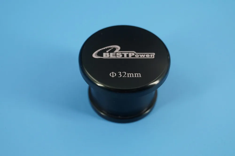 

32mm Alloy Aluminium Bov Blanking Plug Hose Bung Dump Valve ALL SIZES Black