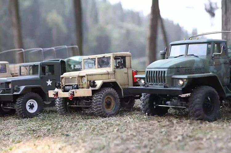 Gwolves 1/16 M35 мини Военное Дело грузовик 2.4 г 4CH 4WD внедорожных Рок Гусеничный RTR пропорционально дистанционного управления автомобилей лучший подарок