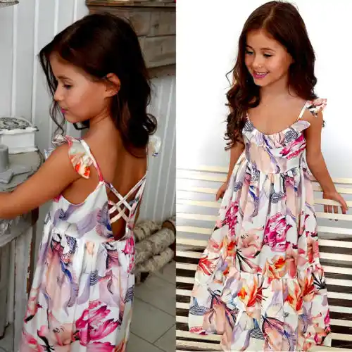 cute girl in sundress