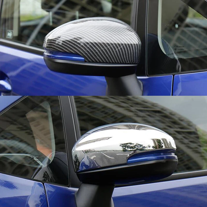 Для Honda FIT JAZZ ABS хром и углеродное волокно зеркало заднего вида автомобиля рамка Крышка отделка автомобиля Стайлинг Аксессуары