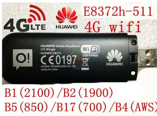 Разблокированный модем Huawei E8372 150 Мбит/с 4G Wi-Fi роутер LTE Band 1/2/4/5/17 PK E8278 w800 e5372 e3276 |