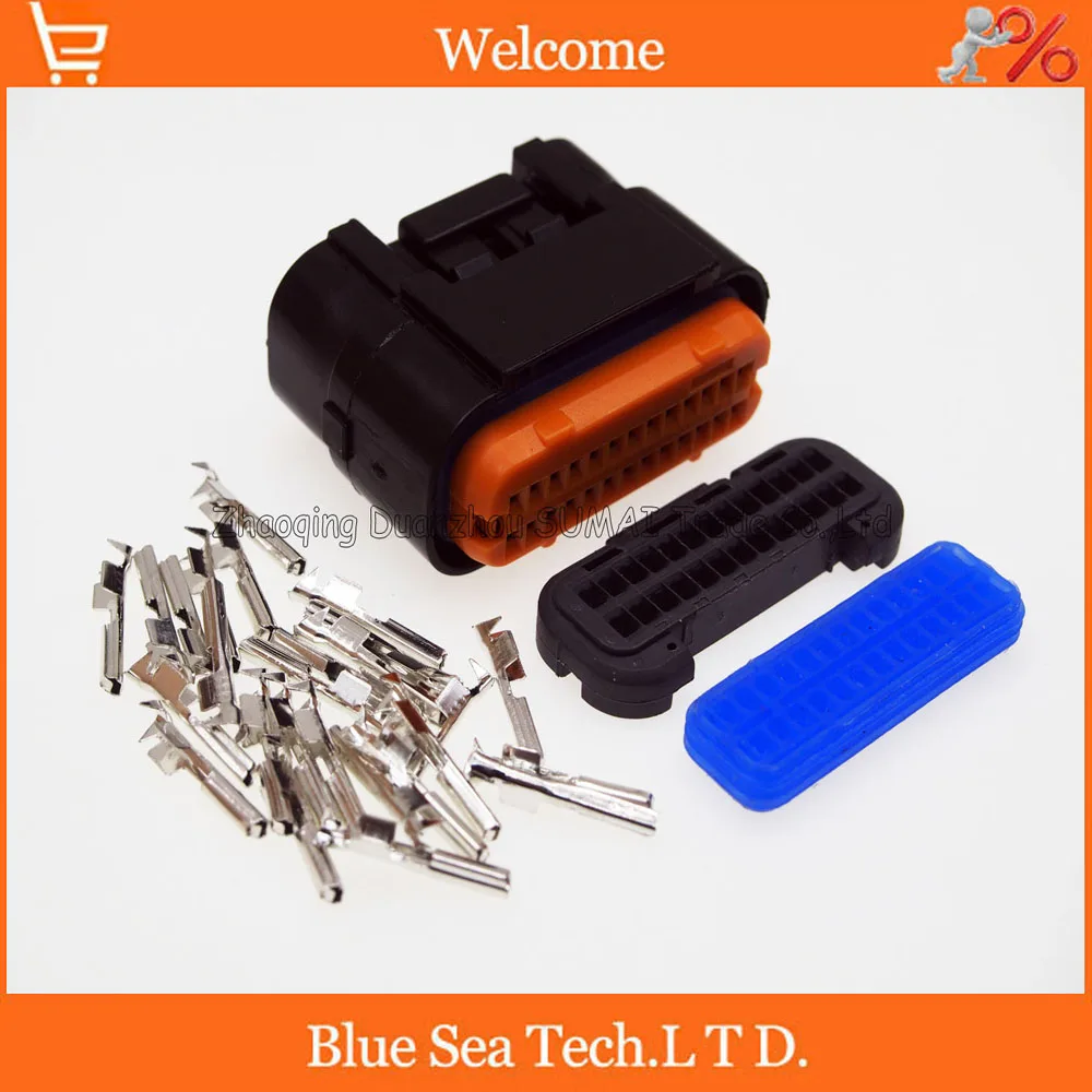 26 Pin/way female car computer version connector,FCI