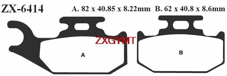 Набор тормозных колодок для спекания SUZUKI KLT A 400 King Quad Right 2008 2014 спереди 14 08 13 12 11 10