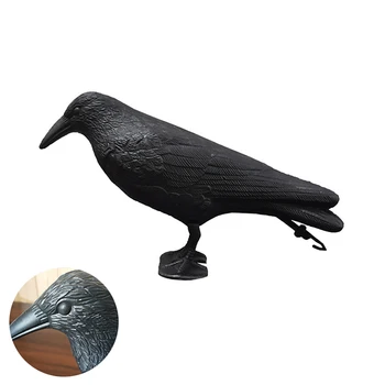 

1Pc Halloween Black Crow Artificial Bird Raven Prop Realistic Crafts Raven Ornament Crow Doll For Party Decoration Colorful
