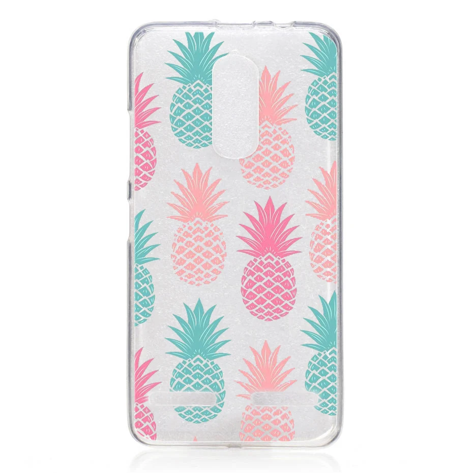 Cute for lenovo k6 note case silicone tpu soft cover slim painted banana pineapple plant tree flamingo cartoon |