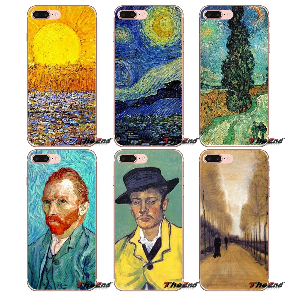 

Vincent Van Gogh Oil Painting Soft Case TPU For Sony Xperia M2 M4 M5 E3 T3 XA Aqua Z Z1 Z2 Z3 Z5 compact LG G4 G5 G3 G2 Mini