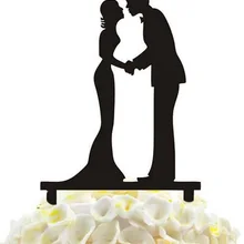 100 шт/партия креативные объятия влюбленных акриловые свадебные вставленные карты Свадебный торт Топпер украшения для торта для вечеринки