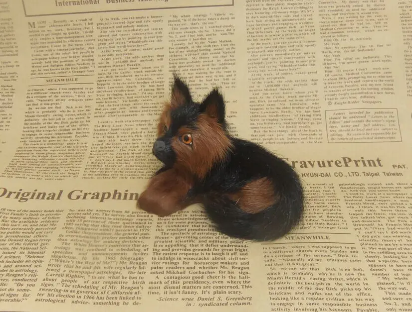 

cute small simulation dog toy lifelike Wolfhound doll gift about 9x8cm