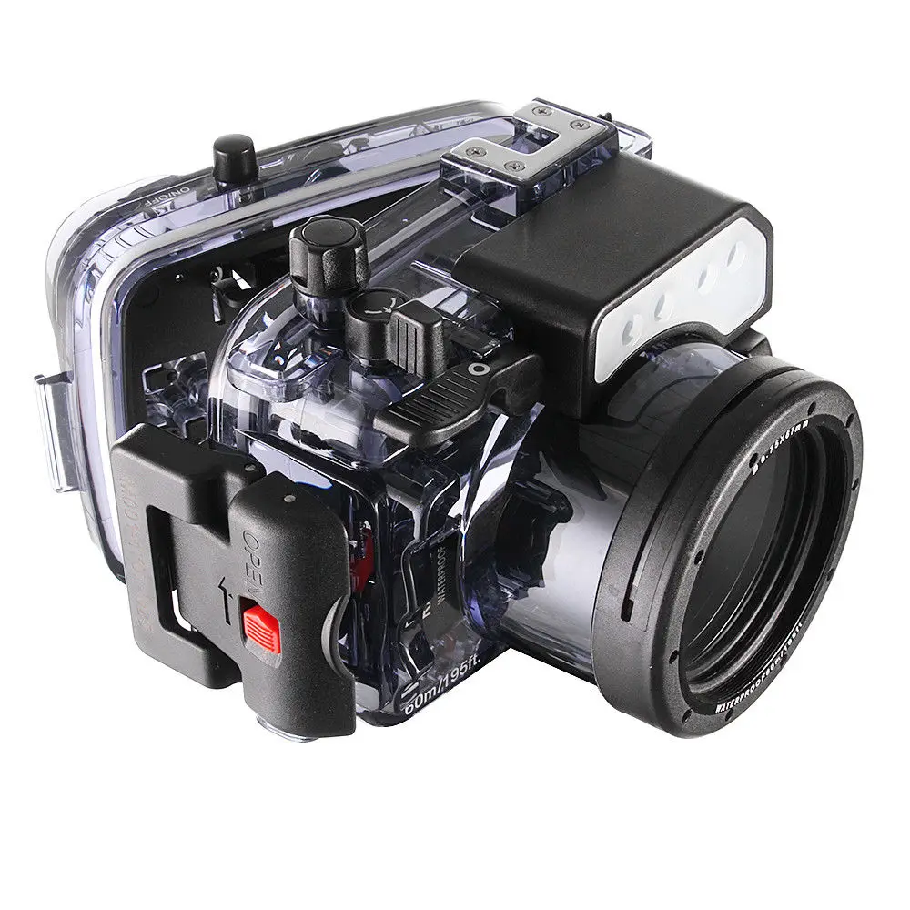 Водонепроницаемый корпус для подводной съемки PRO 40 м/130 футов камеры Sony RX100 I II III IV V