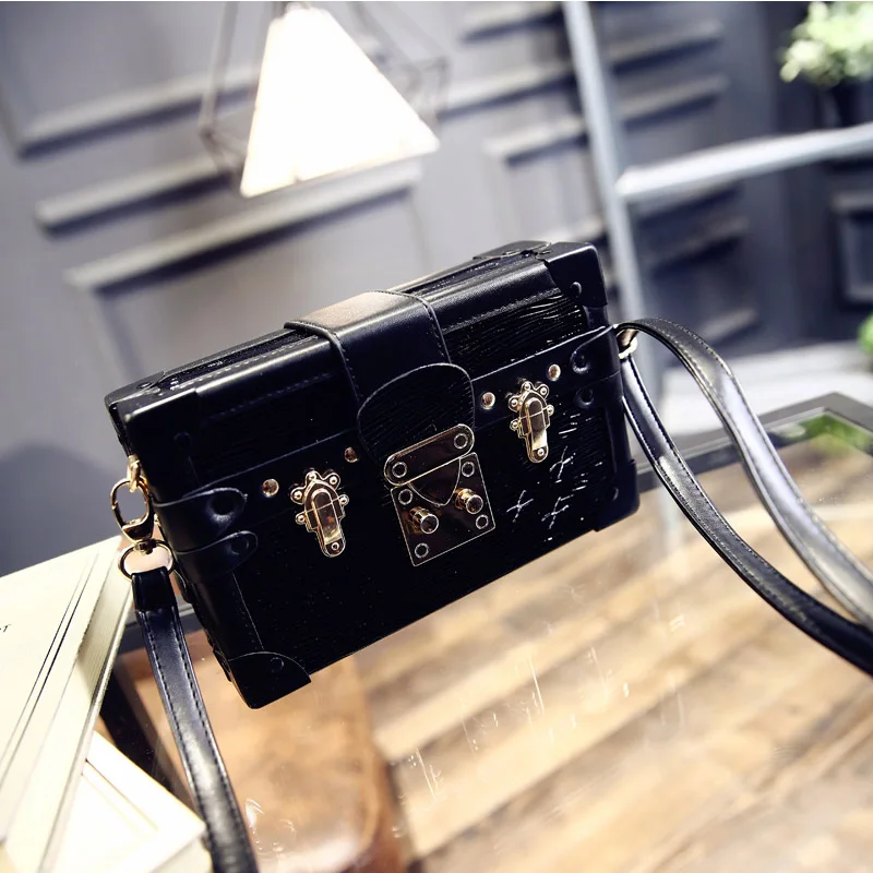 Fashion Box Bag Women Luxury Retro Handbag Ladies Designer Bag Small Square Messenger Bags Girl Cha