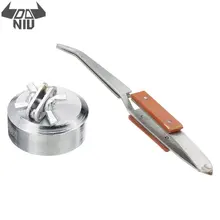 DANIU изогнутый ртом Пинцет Универсальный кронштейн пайки клип прыгающий зажим пайки сварки фиксированный Пинцет стальной зажим рта