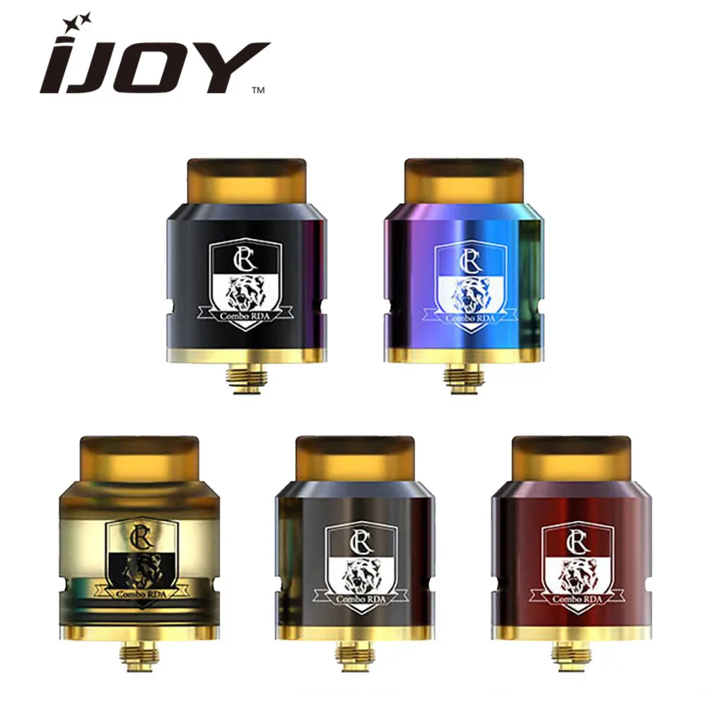 

Authentic IJOY COMBO RDA Tank Atomizer with 810 ULTEM Drip Tip Bottom Airflow Control COMBO RDA Atomizer Vs Dead Rabbit RDA