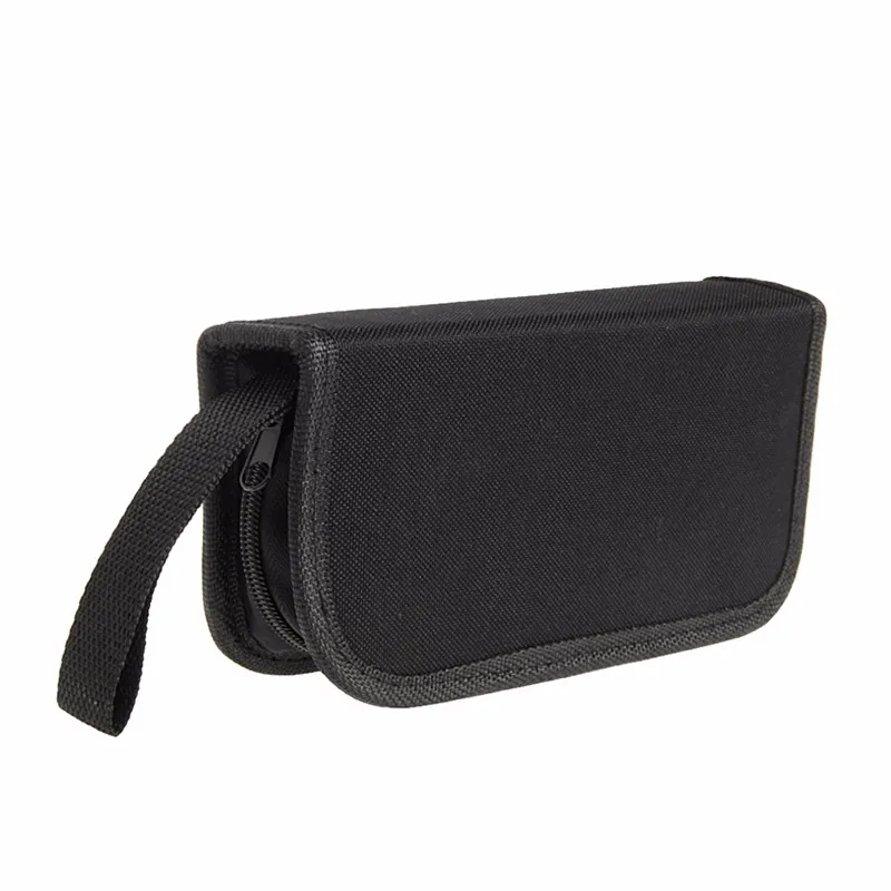 

Multi-functional Canvas Watch Repair Portable Tool Bag Zipper Storage Black New
