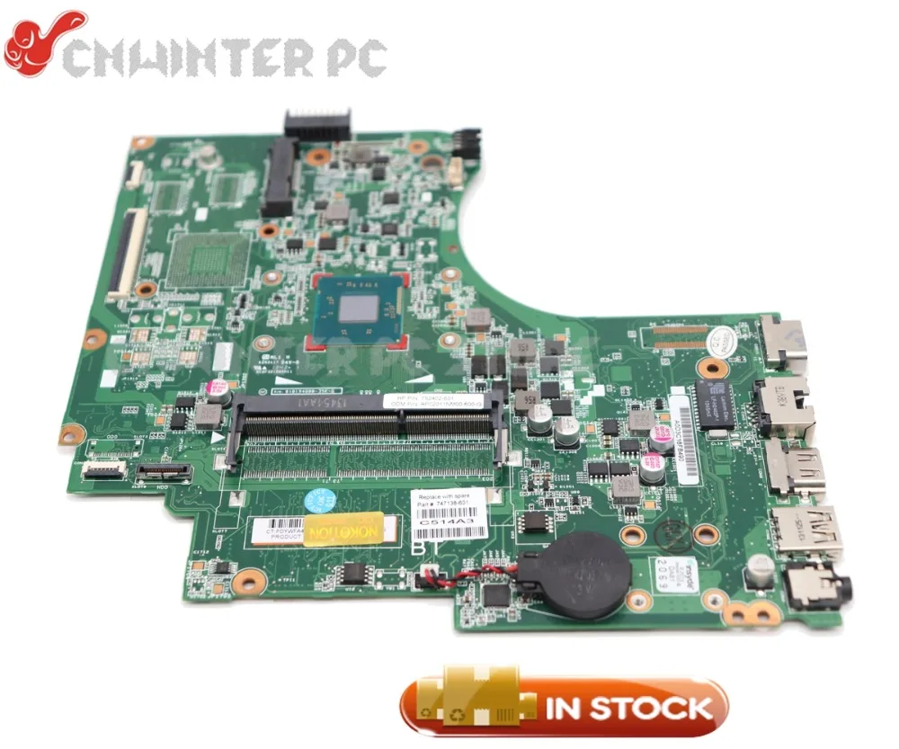 NOKOTION 747138-501 747138-001 Main Board For HP untuk 15-D 15-D040NR Laptop Motherboard N3510 CPU DDR3L | Компьютеры и офис