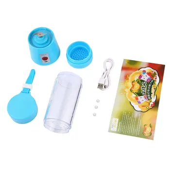 

Portable 380ml USB Electric Fruit Juicer Handheld Smoothie Maker Blender Rechargeable Mini Portable Juice Cup Water Bottle