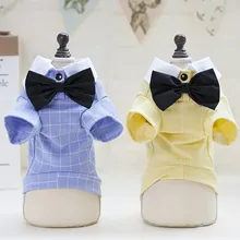 Bigeyedog кобель одежда Свадебный костюм сезон: весна–лето Рубашка с рисунком «Собаки» футболка с бабочкой roupa водонепроницаемый жилет для собаки Малый рубашка для собаки