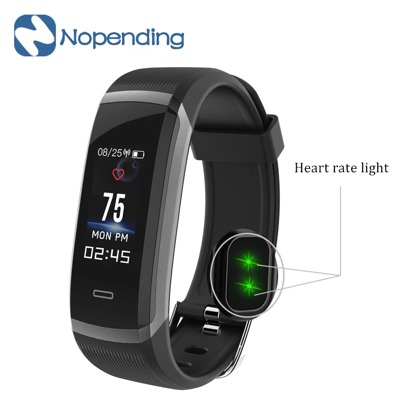 

Makibes HR3 Heart Rate Smart Band Bracelet Wristband Continuous Heart Rate Monitor TFT Touchscreen Tracker for IOS Xiaomi MI MI5
