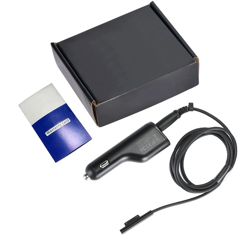 36 Вт 12 В 2.58A Автомобильный адаптер питания зарядное устройство для ноутбука microsoft Surface Pro 3 4 из i5 i7 кабель питания с 2,0 USB портом