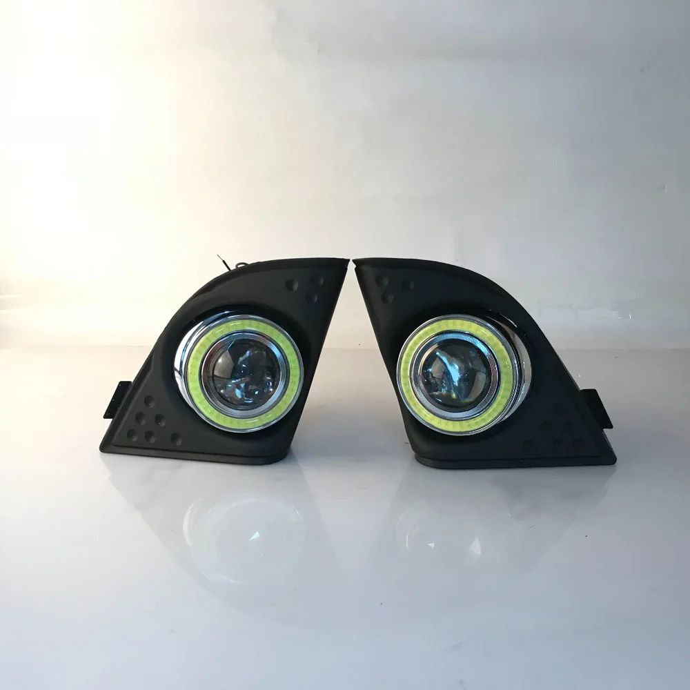 RQXR противотуманная фара вождение свет сборка для Honda Accord 2008- cob angel eye светодиодные дневные ходовые огни сигнал поворота