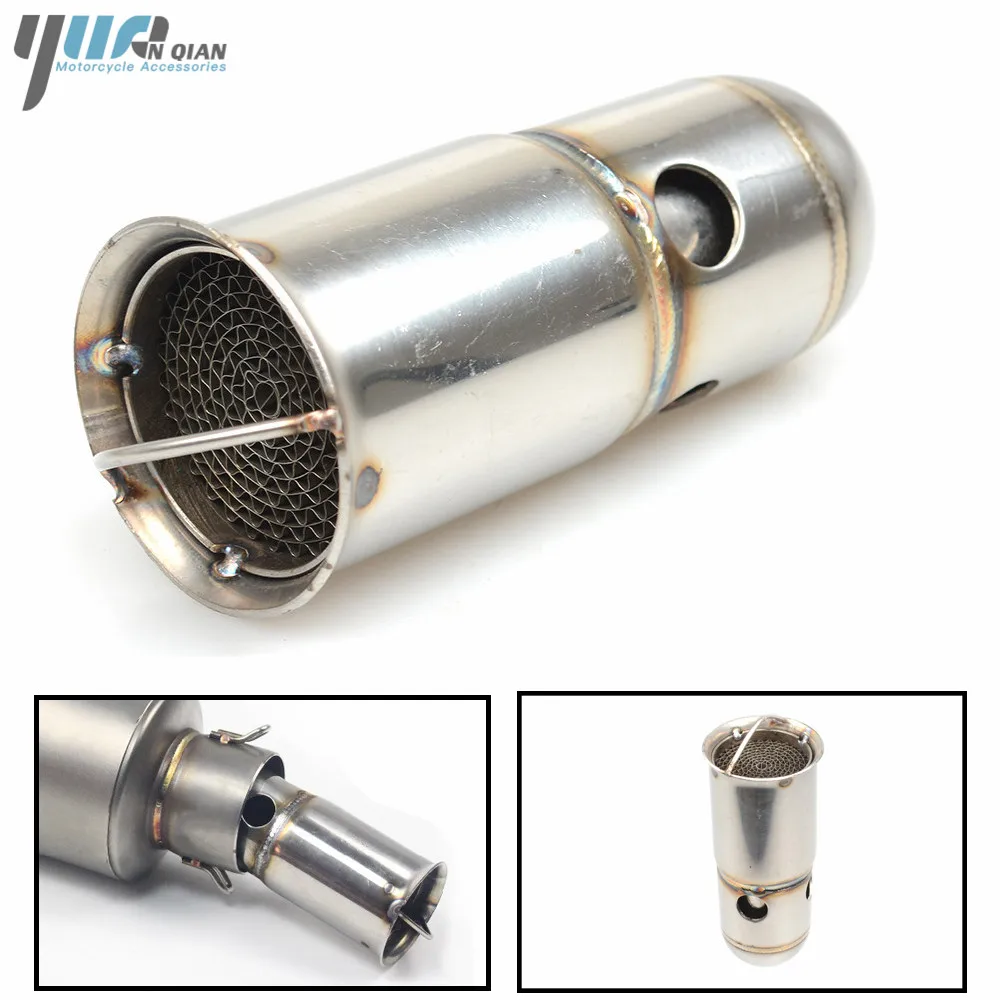 Universal 51MM Motorcycle Exhaust Pipe Exhaust Muffler DB Killer Exhaust Muffler For Yamaha Honda  BMW Ducati Kawsaki Z900