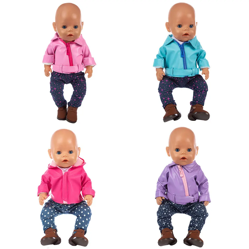 

3pcs In 1, New Jacket Suit Fit For 43cm Dolls 17inch Reborn Baby Clothes And Accessories