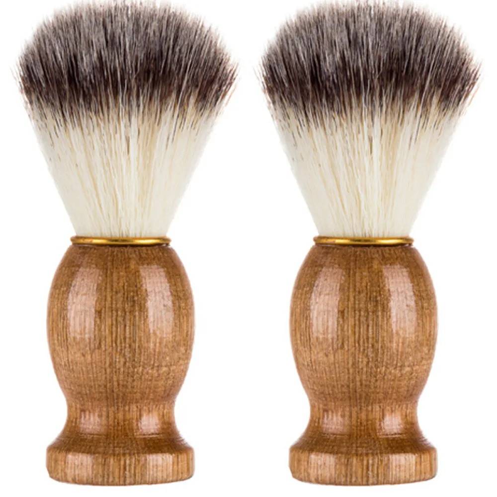 

Men Shaving Bear Brush Best Badger Hair Shave Wood Handle Razor Barber Tool Cosmetic Brush c0821