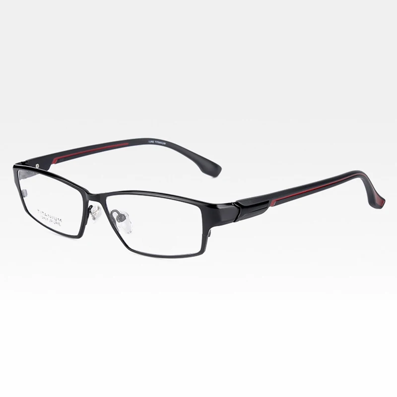 Reven Jate EJ267 moda montura de gafas para hombre Ultra liviano Flexible IP chapado electrónico Metal llanta de material gafas - 4