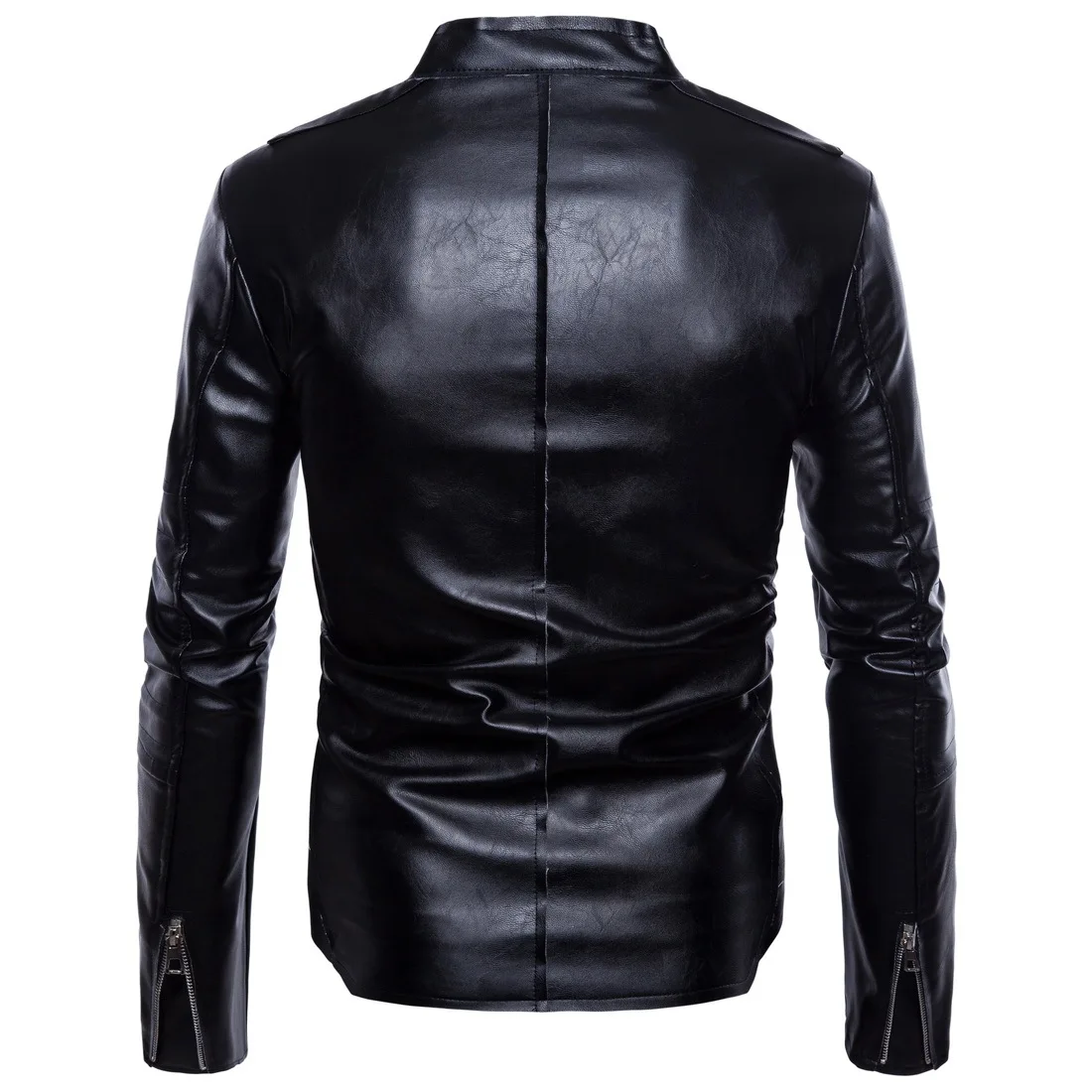 Hommes Nouvelle Noir Printemps Cuir De 2018 Taille Grande En Veste rxzX6Ww5rq