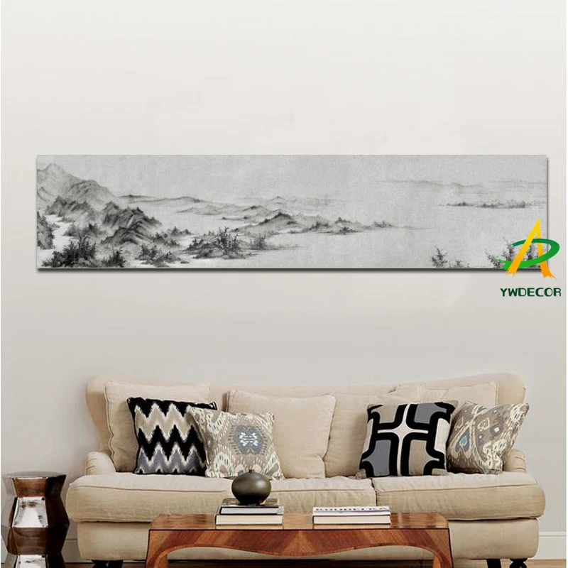 Vergelijk prijzen op winter oil painting online winkelen / kopen ... Woonkamer decoratie winter