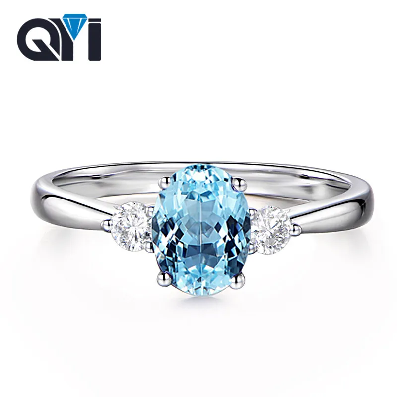 925 Sterling London Blue Topaz /& Champagne Diamond Earring For Women GiftJewelry