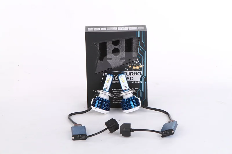 H13 V16 TURBO H13(H/L) 80 Вт/комплект 8000LM светодиодные фары 9004 9007 HB1 HB5 ближнего/дальнего
