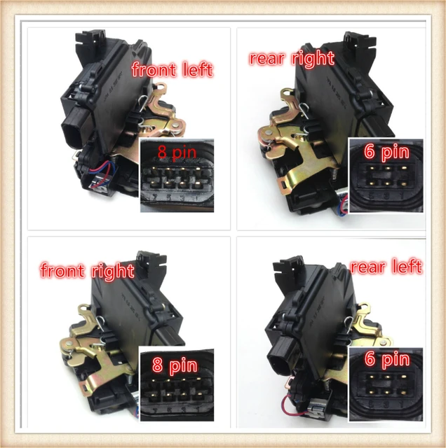 US $19.90 Door lock actuator 3B4839016A for VW Passat B5 Golf Jetta MK4 Beetle Door Lock Actuator Front Rear 