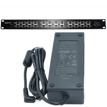12 портов 1000 м мощность по Ethernet PoE инжектор для устройств 802.3af/пассивный 802.3at 48v120w Источник питания: GPOE-12-48v120w