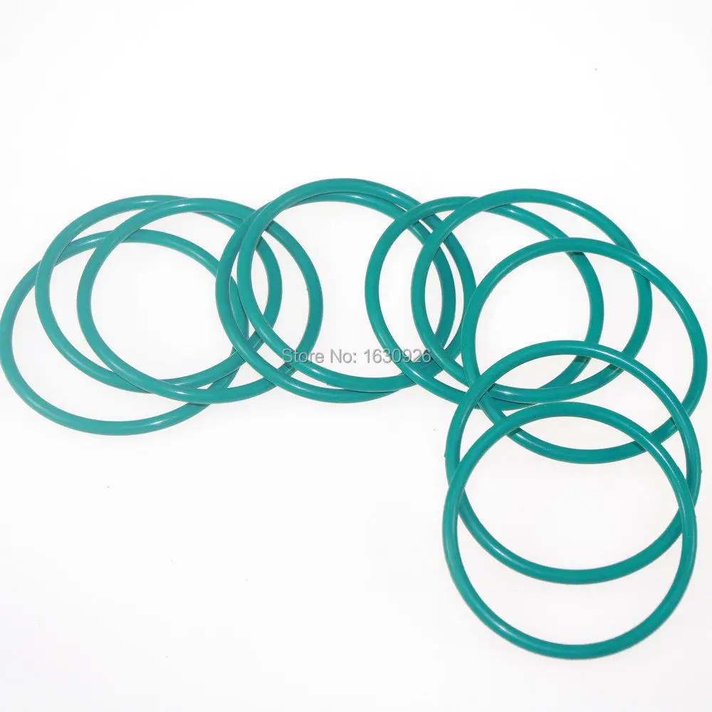 

QTY10 Fluorine Rubber FKM Outer Diameter 77mm Thickness 3.5mm Seal Rings O-Rings