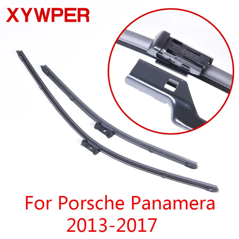 

XYWPER Wiper Blades for Porsche Panamera 2013 2014 2015 2016 2017 Car Accessories Soft Rubber car windscreen wipers