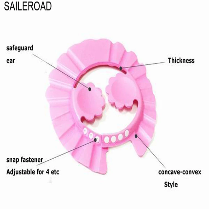 SAILEROAD/Розничная ; 1 шт.; Детская кепка для мальчиков и девочек с шампунем; детский козырек для ванной; Кепка с защитным шампунем для младенцев; шапочка для мытья волос; 3 цвета