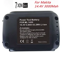14.4 В 3000 мАч литий-ионный аккумулятор для Makita BL1430 194065-3 194066-1 BDF343 BDA341 BGA450Z BDF440 BDF442 BFR440 BFR540 TW152DZ