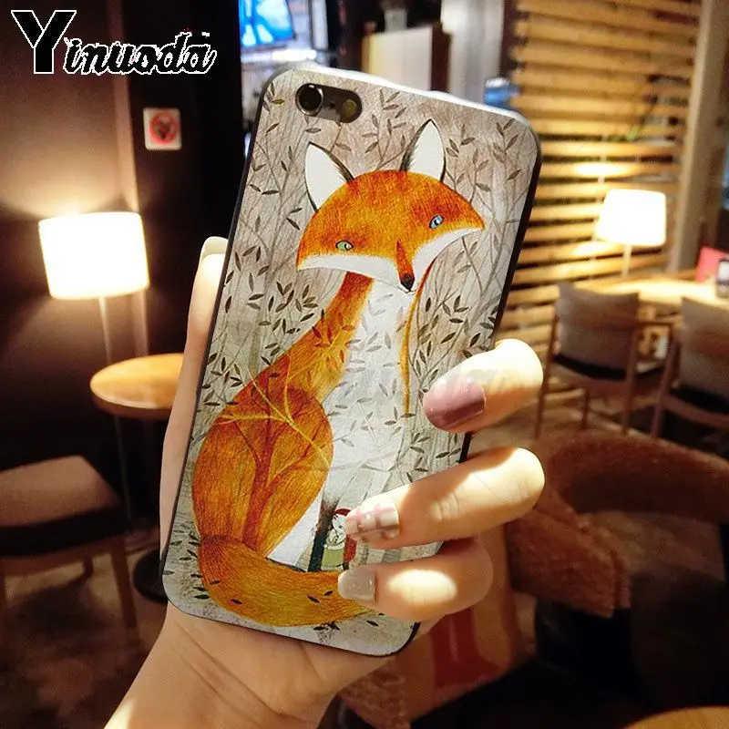 catoon cute lovely fox animal